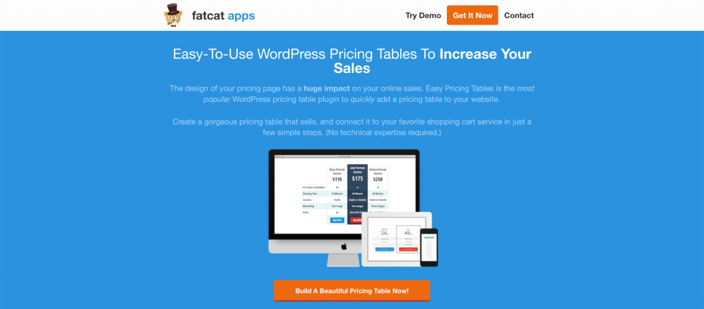Easy Pricing WordPress Table Plugin Banner