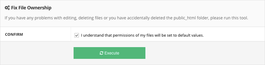 Fixing file and directory permissions on Hostinger