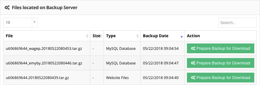 Website and MySQL Database Backups on Hostinger