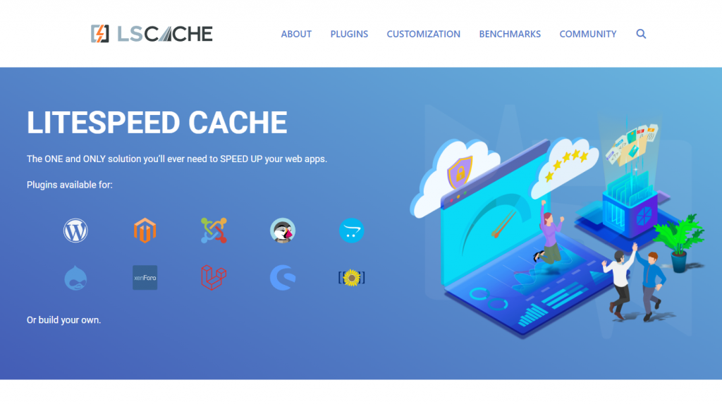 LiteSpeed Cache homepage