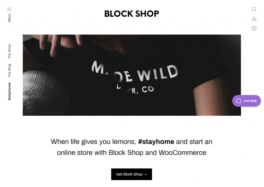 Block Shop WordPress eCommerce Theme
