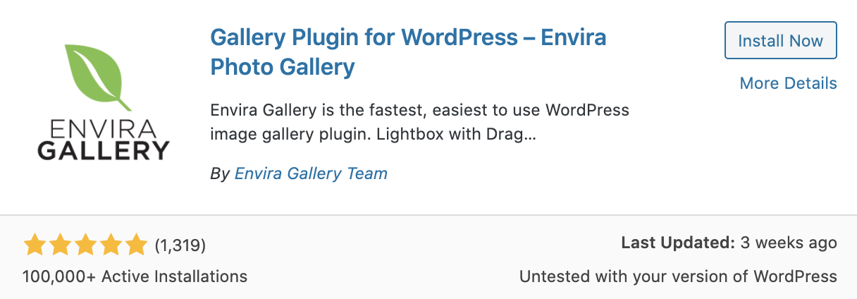 Setting up a gallery plugin in WordPress CMS