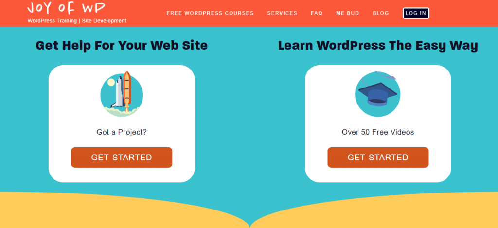 Joy of WP platform for learning WordPress