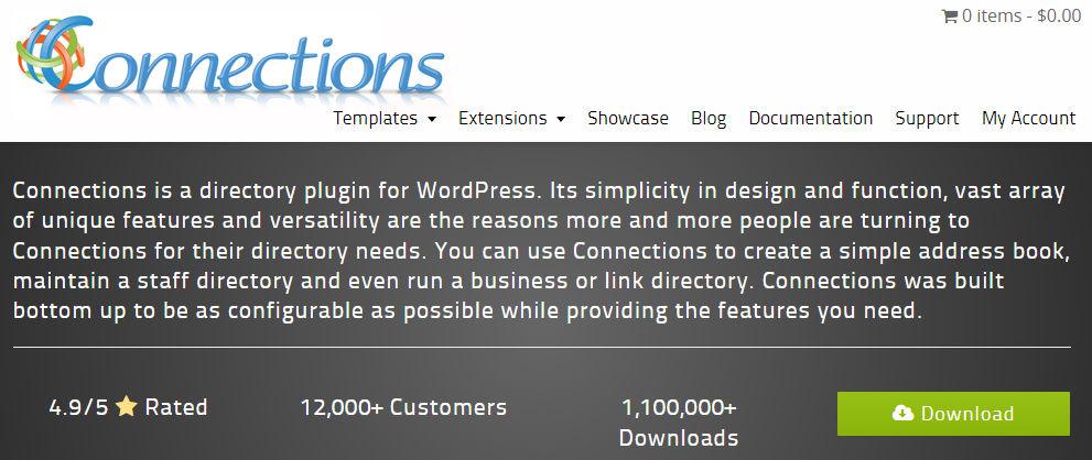 Connections Business Directory plugin web banner.
