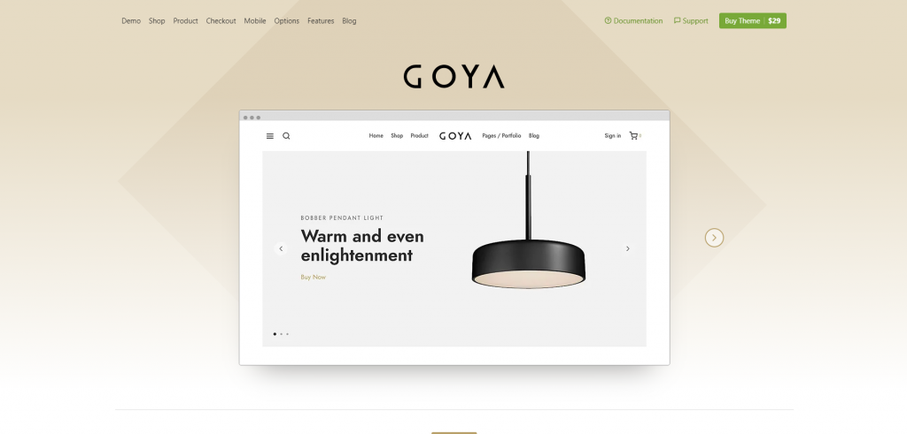 Goya WordPress WooCommerce Theme