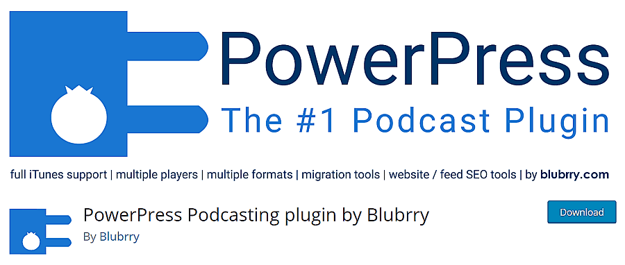 powerpress podcast wordpress plugin