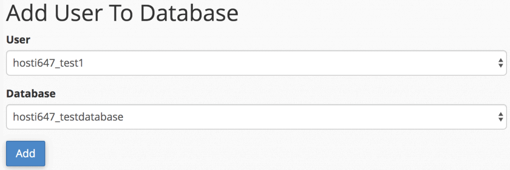 adding new user to the database