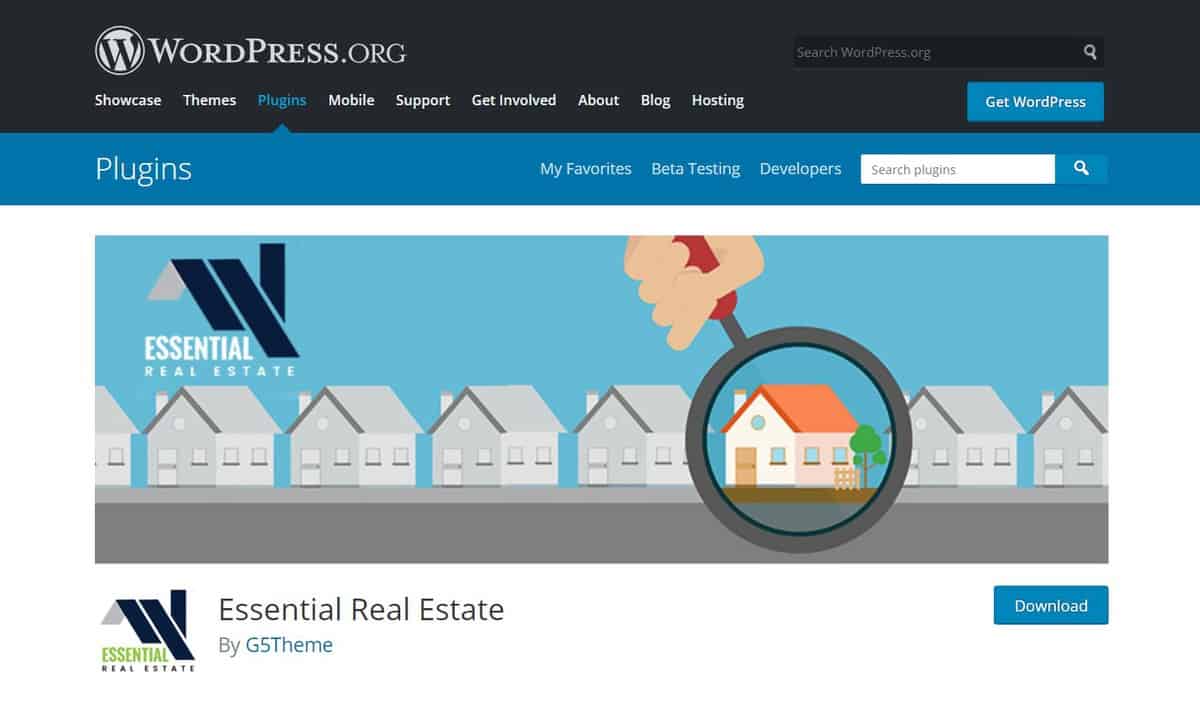 WordPress plugin Essential Real Estate