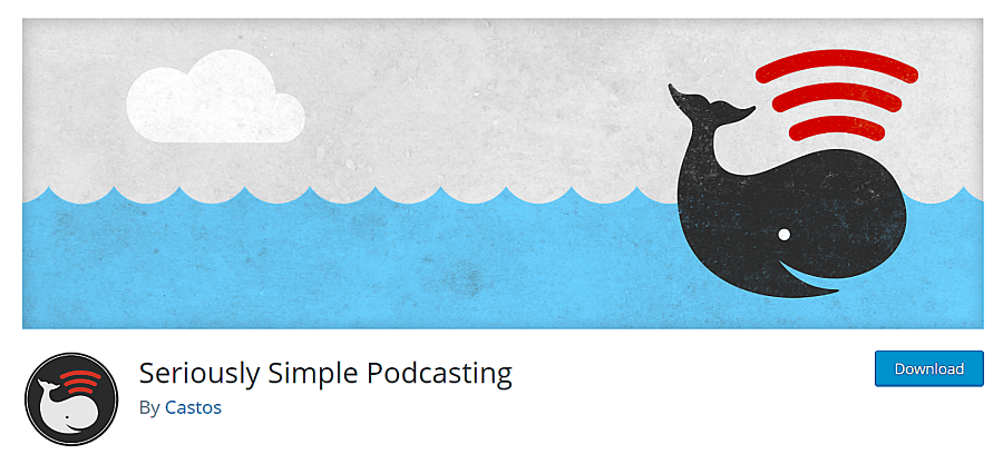 Seriously Simple Podcasting WordPress plugin banner