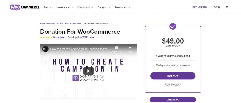 If you already have an online shop, Donation for WooCommerce is right for you