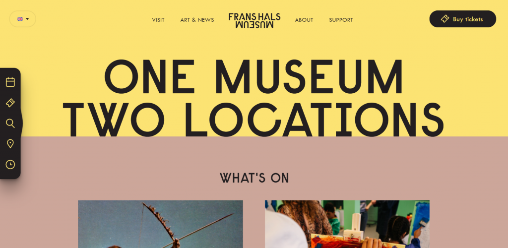 Frans Hals Museum's homepage