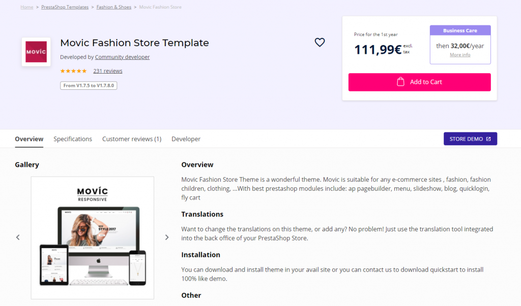 How to buy a premium store template