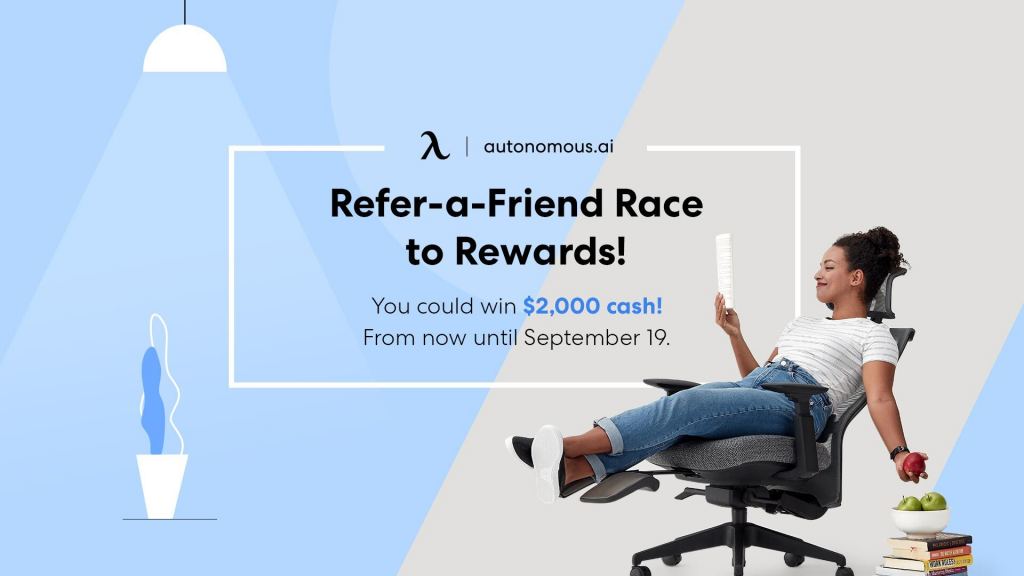 Autonomous.ai's referral contest page.