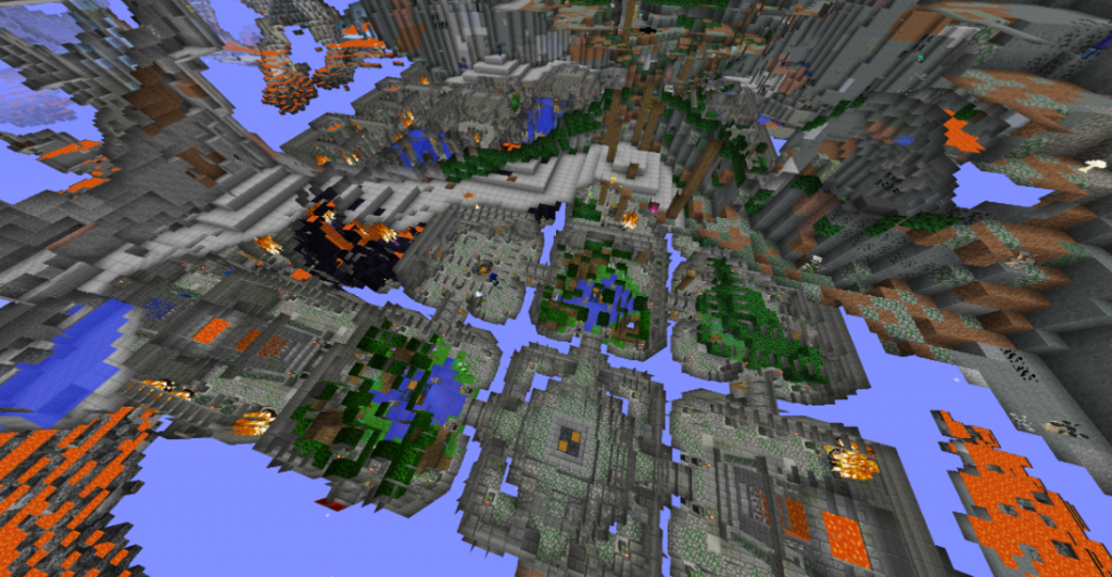 Dungeons, Dragons, and Space Shuttles Minecraft mod in-game screenshot