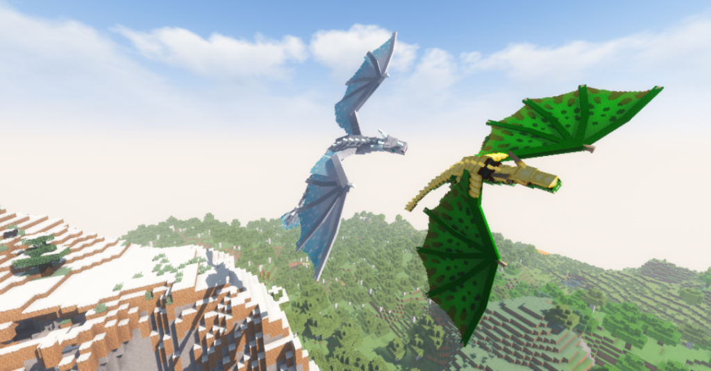 Ice and Fire: Dragons Minecraft mod in-game screenshot