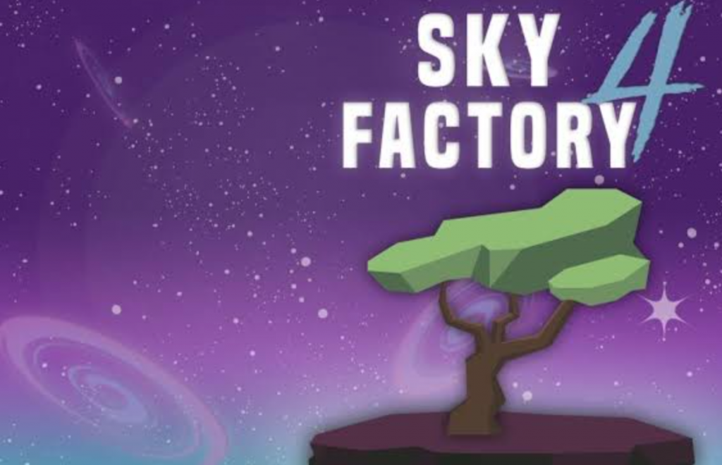 SkyFactory 4 Minecraft mod web banner