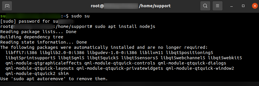  Installing Node.js on Linux.