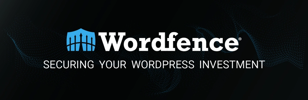 The Wordfence plugin banner