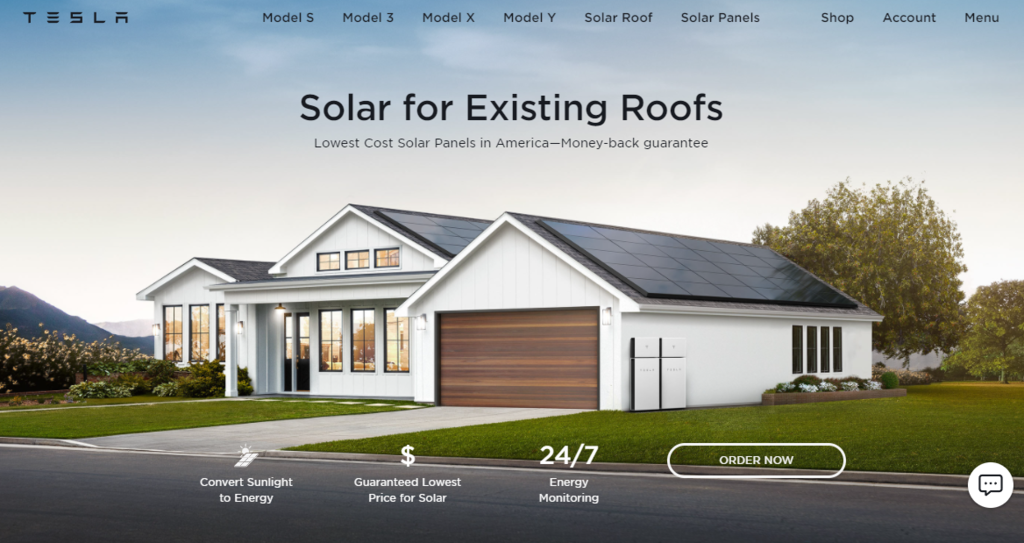 Tesla's Solar Roof and Solar Panels, the only products eligible for the company's referral program