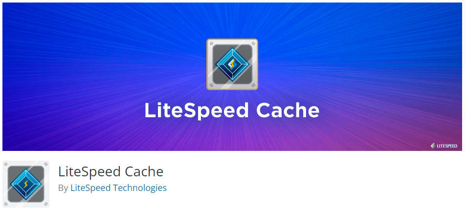 LiteSpeed Cache plugin