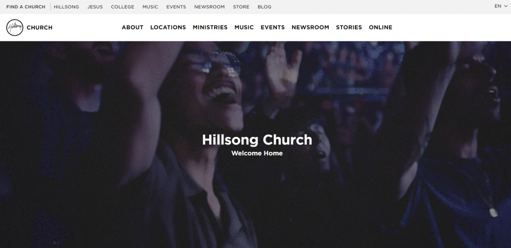 hillsong homepage