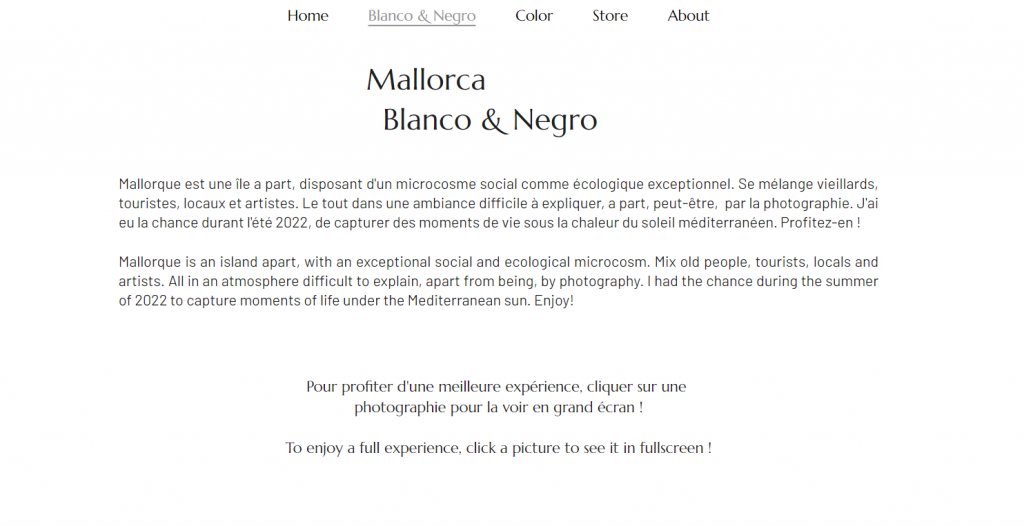Argenticae Blanc and Negro project page