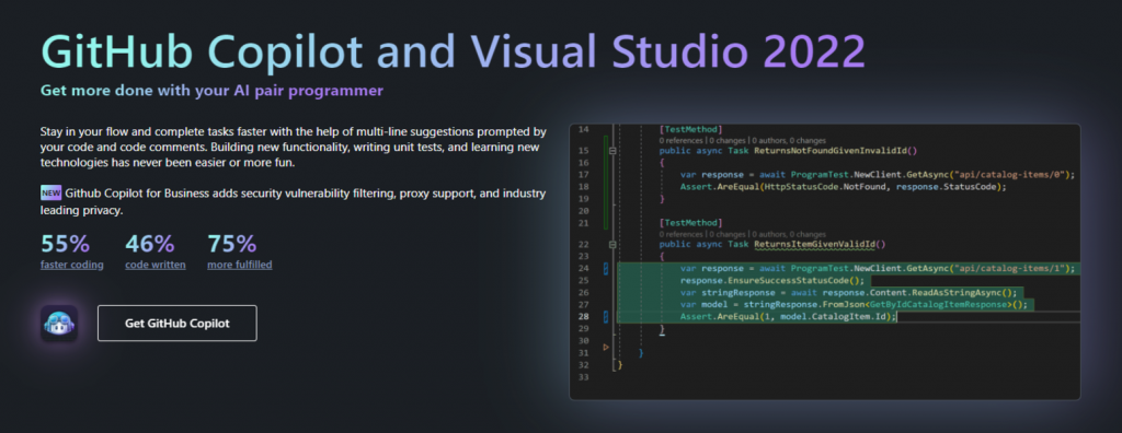 Microsoft Visual Studio's official homepage