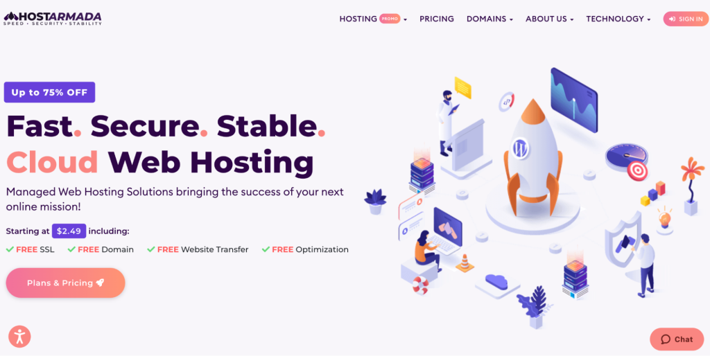 HostArmada: simple web hosting platform for beginners